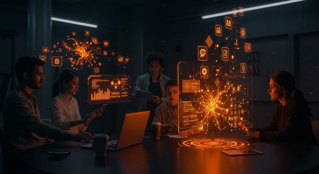 Inteligencia artificial generativa impactando creadores y ecosistema startup con modelos de negocio sostenibles en tecnología.