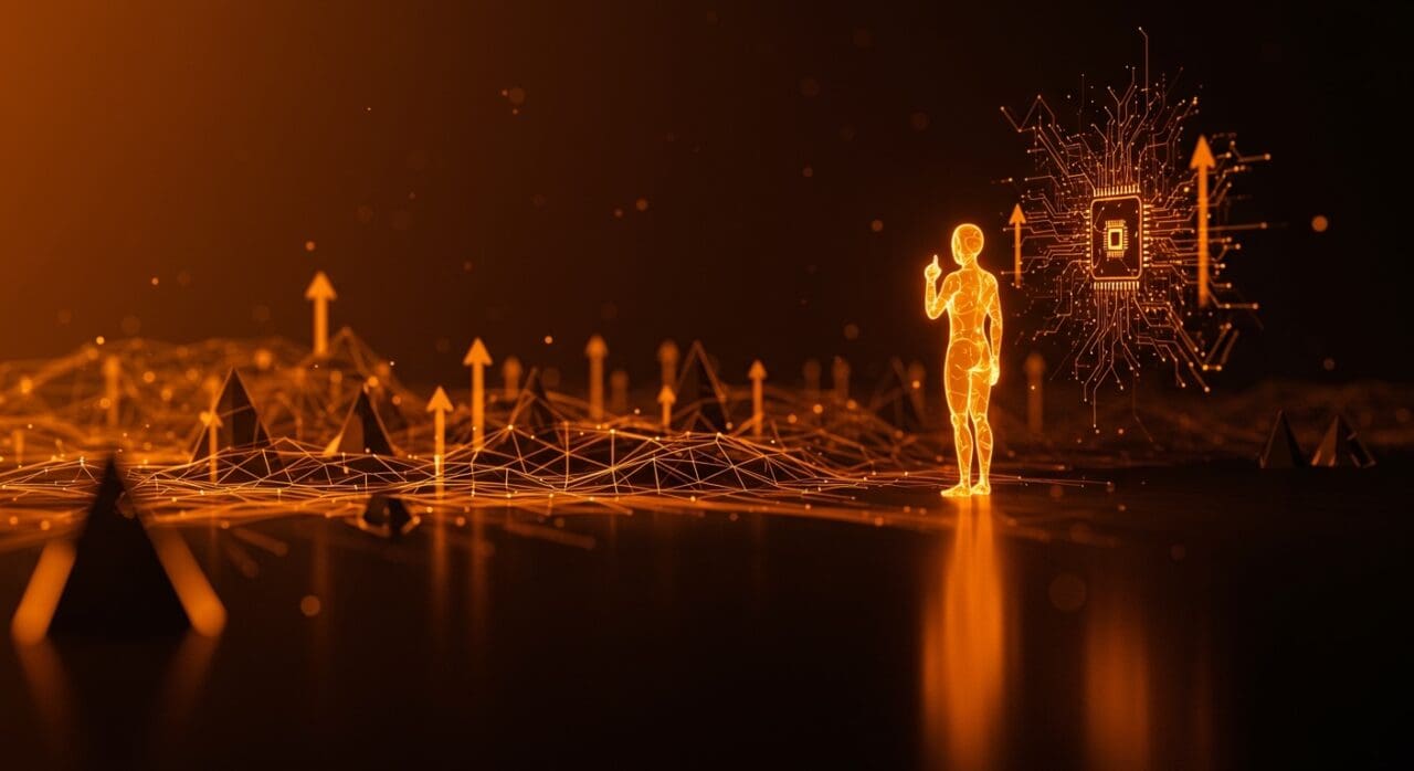 Agente autónomo de inteligencia artificial con aprendizaje por refuerzo interno de Google, representando IA aplicada y automatización avanzada.