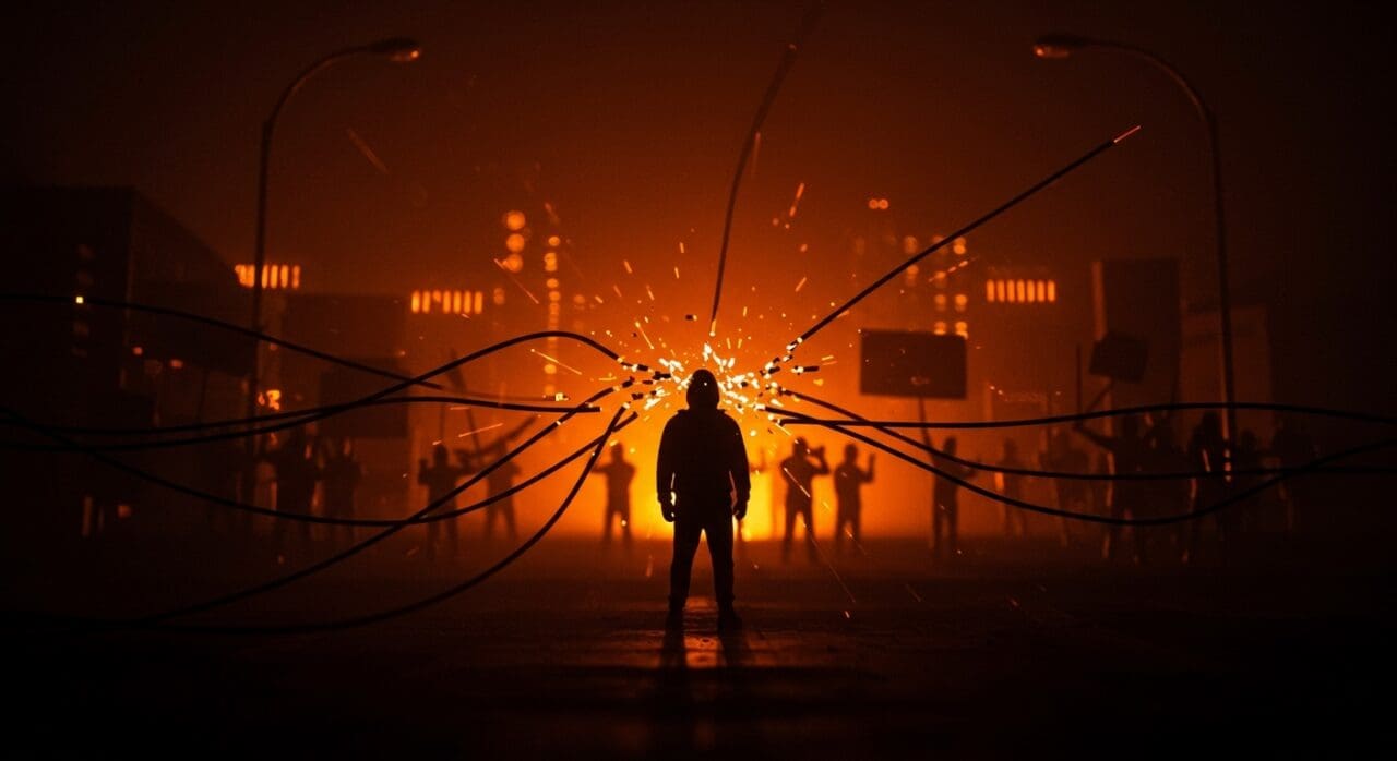 Interrupción de redes y telefonía en Irán durante protestas, impacto en tecnología y startups.