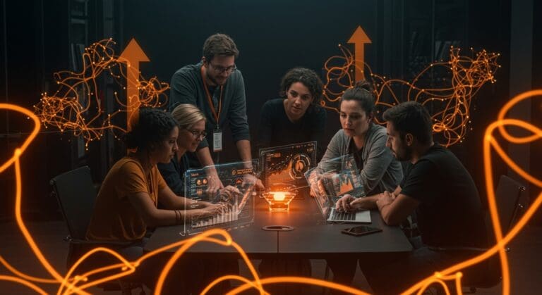Colaboración de emprendedores utilizando IA y metodología hackathon para innovación tecnológica y aceleración de startups en España y LATAM.