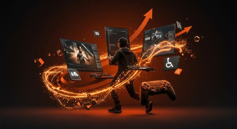 Experiencia gamer mejorada con KDE Plasma 6.6 en Linux destacando accesibilidad y optimización HDR para software libre.