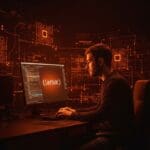 Founder tecnológico usando Linux para control total y libertad en su PC dentro del ecosistema startup 2026.