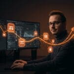 Founder working with Linux desktop technology in 2026, highlighting open source trends and startup opportunities.