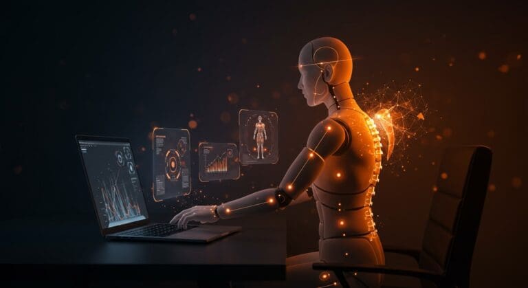 Posturr para macOS usando IA y visión por computadora para mejorar la postura y productividad en startups, destacando bienestar y privacidad.