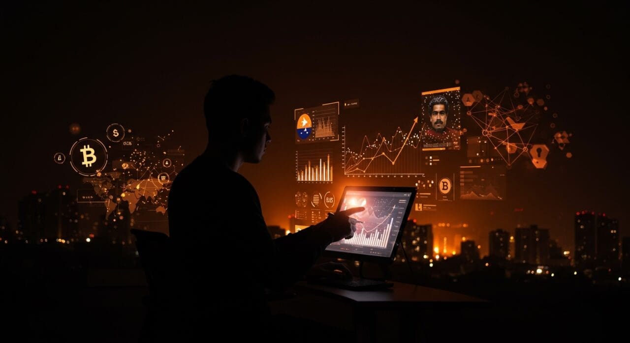 Mercados predictivos en fintech y criptomonedas con enfoque en regulación política en Venezuela y el caso Maduro.