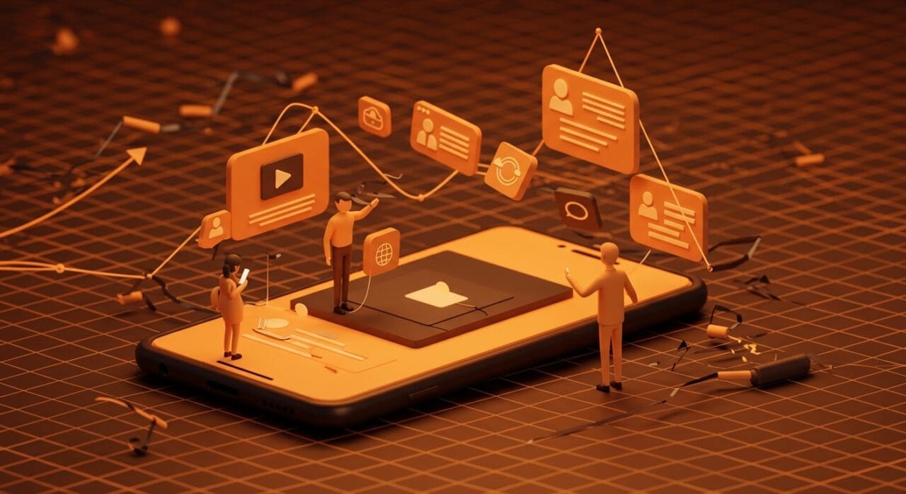 App móvil de microdramas estilo TikTok mostrando tendencias de monetización y desafíos éticos en el mercado tech 2026.