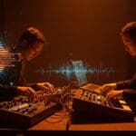 Innovación tecnológica en hardware musical con microtuning y creatividad en sintetizadores inspirada en Aphex Twin y Tatsuya Takahashi.