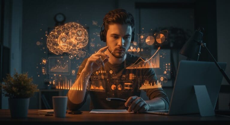 Fundador tech utilizando modelos mentales para potenciar pensamiento crítico y crecimiento SAAS en startups LATAM.