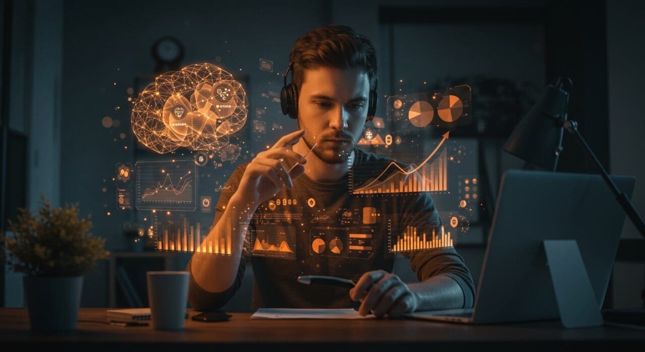 Fundador tech utilizando modelos mentales para potenciar pensamiento crítico y crecimiento SAAS en startups LATAM.