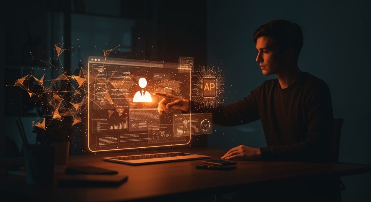 Navegadores web con inteligencia artificial ilustrando innovación y automatización tecnológica en el ecosistema startup LATAM.