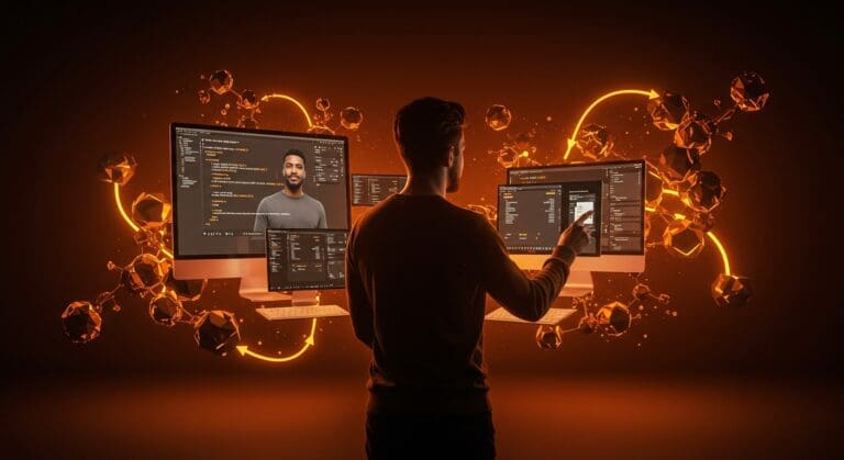 Desarrollador usando Nix-Darwin en macOS para automatización inmutable y gestión declarativa del entorno de desarrollo.