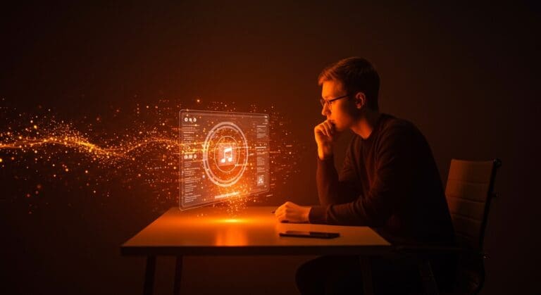 Fundador tech contemplando la nostalgia por el internet auténtico para crear productos digitales humanos y sostenibles.