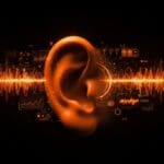 Interfaz de audio futurista destacando la innovación de OpenAI en tecnología y tendencias en Silicon Valley.