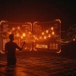 Políticas de IA y LLM en Jellyfin mostrando calidad, transparencia y ética en contribuciones de código abierto.