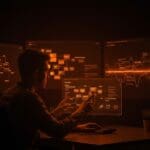 Founder gestionando sistemas event-driven con PostgreSQL como Dead Letter Queue para automatización y resiliencia en startups.