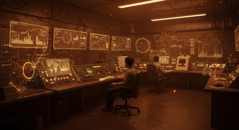 Innovación tecnológica y automatización en economía planificada en Chile representada por un centro de control digital inspirado en Project Cybersyn.