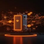 Bomba de calor moderna con sensores y flujos de datos, ilustrando la innovación tecnológica y optimización mediante software de Quilt.