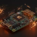 Raspberry Pi AI HAT+ 2 con 8GB RAM mostrando capacidades de IA local y procesamiento de visión para aplicaciones tecnológicas.