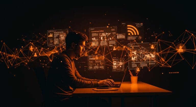 Founder tech usando RSS para filtrar fuentes de noticias y evitar algoritmos, en contexto de comunidad tech y productividad en LATAM.