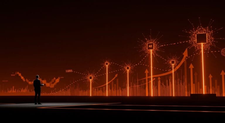 Satya Nadella en Davos 2024 destacando tendencias de inteligencia artificial y mercado tecnológico para startups LATAM.