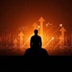 Reid Hoffman liderando éticamente en Silicon Valley con símbolos de responsabilidad social y activismo tecnológico.