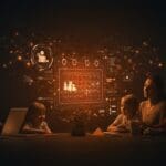 Organización familiar eficiente con IA aplicada en Skylight Calendar 2, innovación tecnológica para startups hispanas.