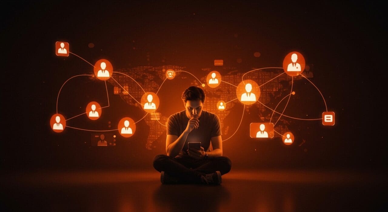 Uso consciente de social media para founders y comunidad, destacando networking auténtico y bienestar digital.