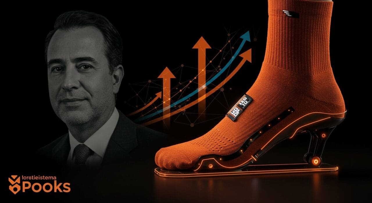 Calcetines biomecánicos innovadores de la startup healthtech valenciana Podoks con inversión de José Manuel Calderón para expansión global.