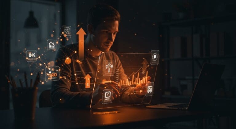 Startup TMA utilizando automatización y tecnología RFID para gestión avanzada de inventarios con analítica predictiva en entorno tecnológico moderno.