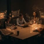 Cinco startups colaborando en innovación retail con inteligencia artificial y eficiencia hídrica para Parque Arauco en Sudamérica.