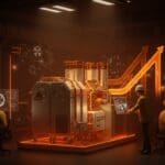 Startup nuclear innovando con reactores pequeños SMR y nuevos modelos de inversión en tecnología y manufactura nuclear en 2026.