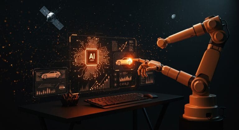 Avances en inteligencia artificial, robótica, autos autónomos y computación cuántica con enfoque en tendencias tecnológicas 2026.