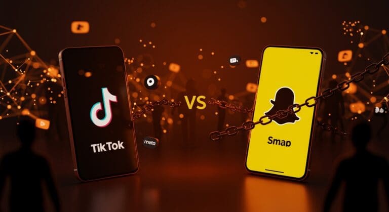 Acuerdo entre TikTok y Snap sobre demanda por adicción a redes sociales con impacto en LATAM y regulación digital.
