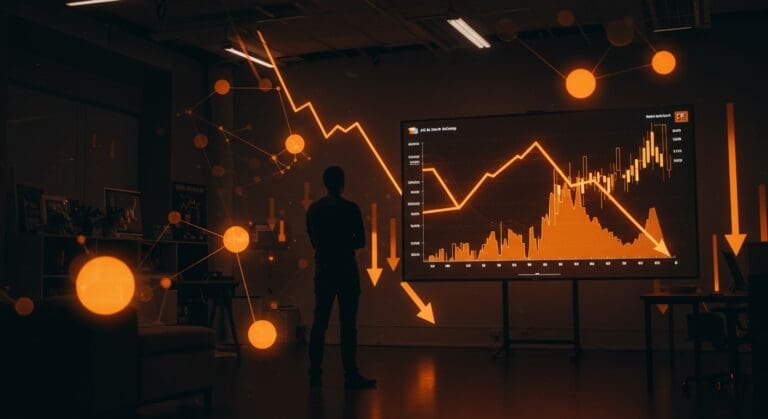 Fundador de startup analizando la caída de vacantes laborales en EE.UU. y las oportunidades en el mercado laboral cambiante.