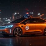 Robotaxi Waymo RT con rebranding de Zeekr destacando tendencias en movilidad autónoma y su impacto en startups.