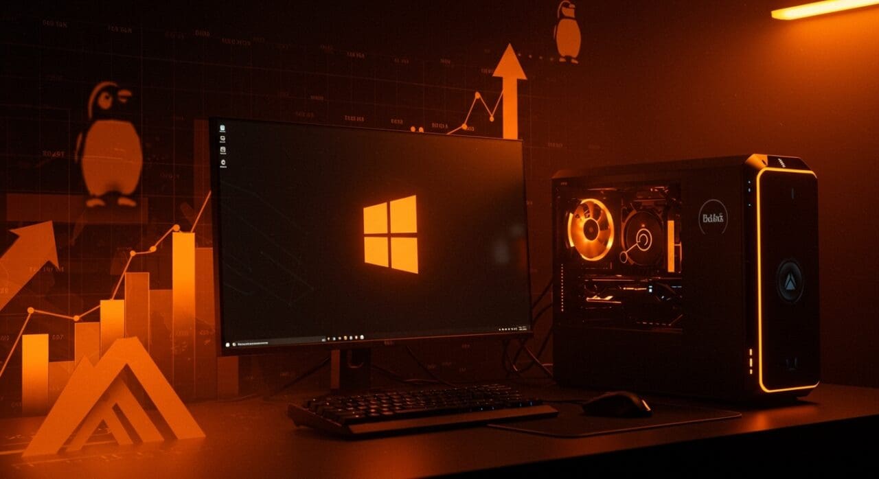 Windows 11 domina Steam y redefine tendencias en el mercado de PC gaming para desarrolladores tecnológicos.