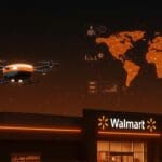 Entrega con drones de Walmart expandiéndose en EE. UU., destacando innovación en logística automatizada y tendencias del mercado.