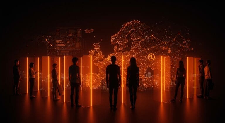 Ciudadanos europeos afectados por la brecha democrática y su impacto en la movilidad tecnológica y ecosistema startup.