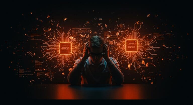 Desarrollador de software enfrentando el AI slop y los retos de calidad en software generado por inteligencia artificial.