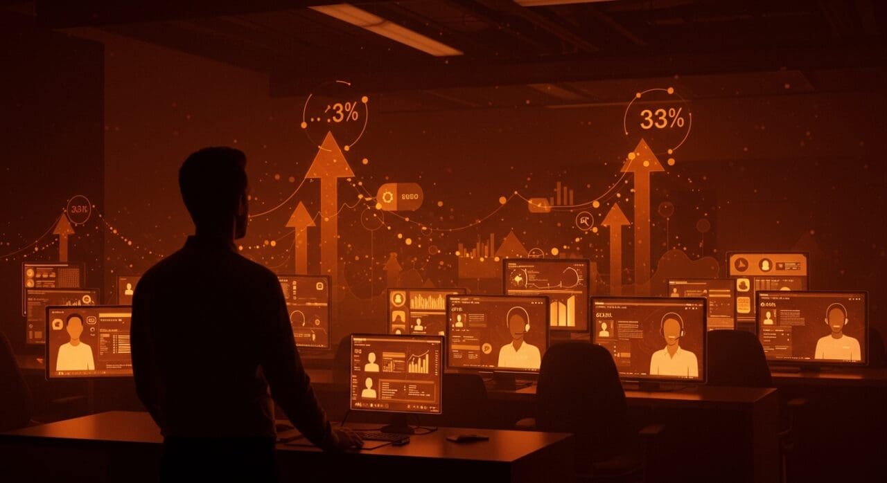 Brian Chesky y la automatización del 33 por ciento del soporte al cliente de Airbnb con inteligencia artificial en Norteamérica.