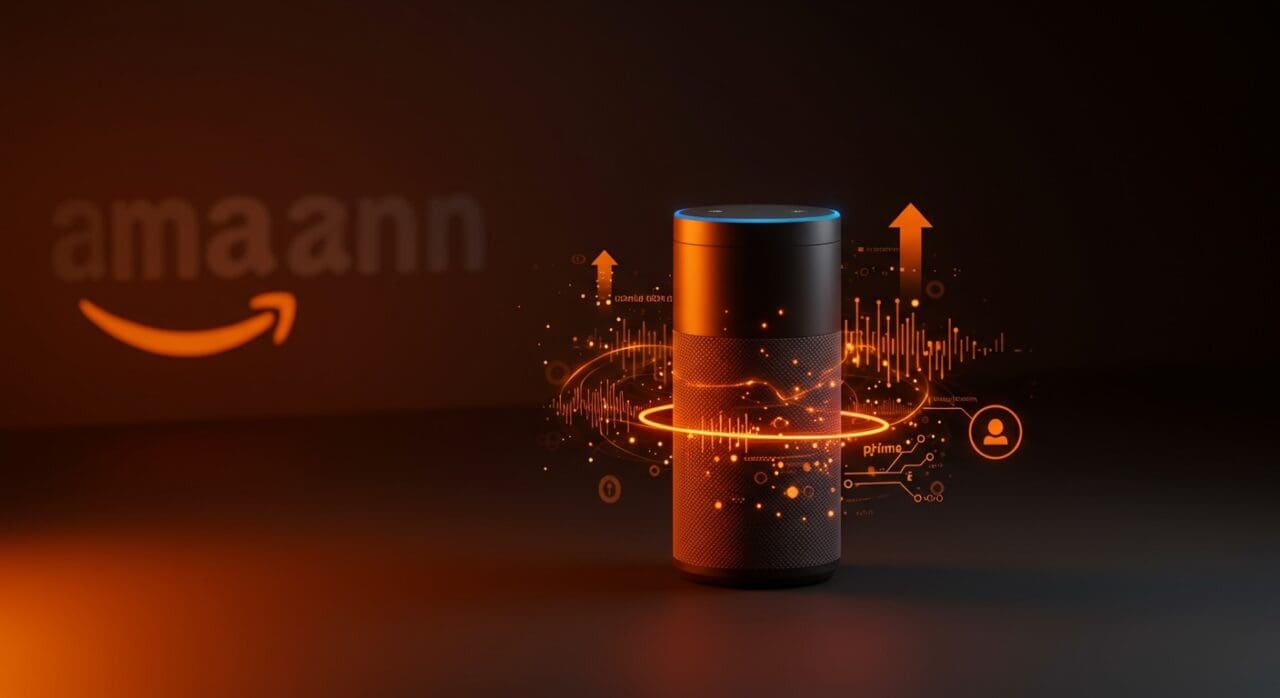 Alexa+ de Amazon mostrando su inteligencia artificial conversacional para startups tech y usuarios Prime en EE.UU. 2026.