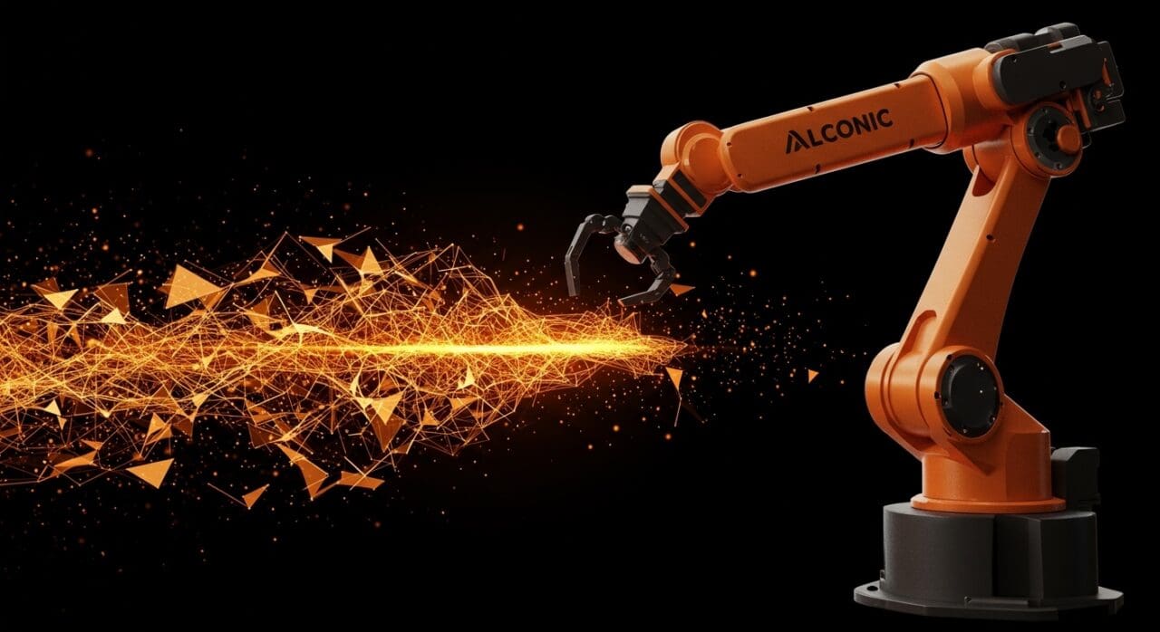 Brazo robótico avanzando en manufactura 3D con inversión pre-seed récord en startup húngara Allonic.