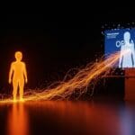 Representación visual de la inversión millonaria de Anthropic en Super Bowl para destacar a Claude como IA sin publicidad frente a la estrategia de OpenAI.