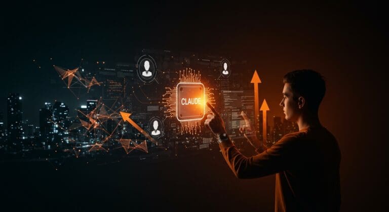 Startup tech con inteligencia artificial Anthropic Opus 4.6 mostrando agentes autónomos y escalabilidad en automatización y coding.