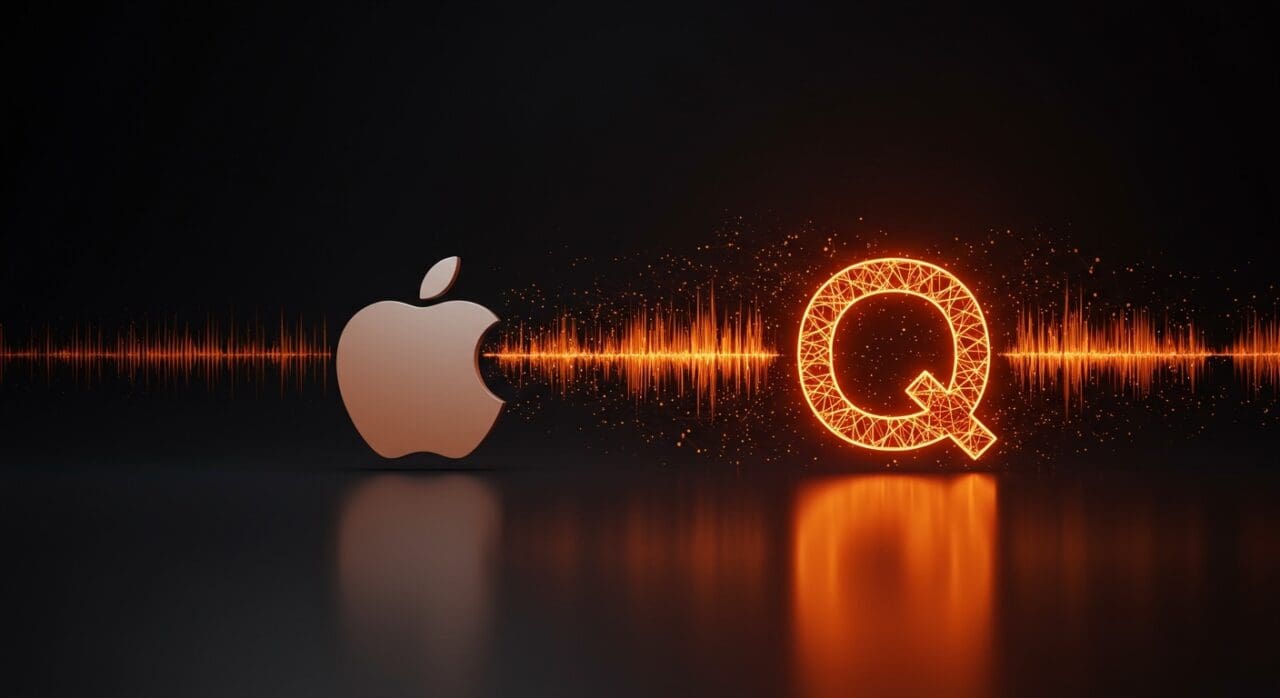 Adquisición de Q.ai por Apple destacando innovación en inteligencia artificial y tecnología de audio para startups.