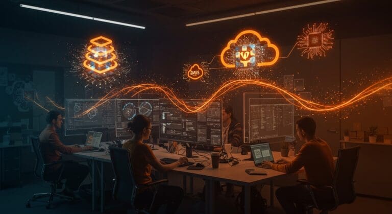 Instancia EC2 de AWS mostrando virtualización anidada en una startup tecnológica, destacando innovación en infraestructura cloud y reducción de costos.