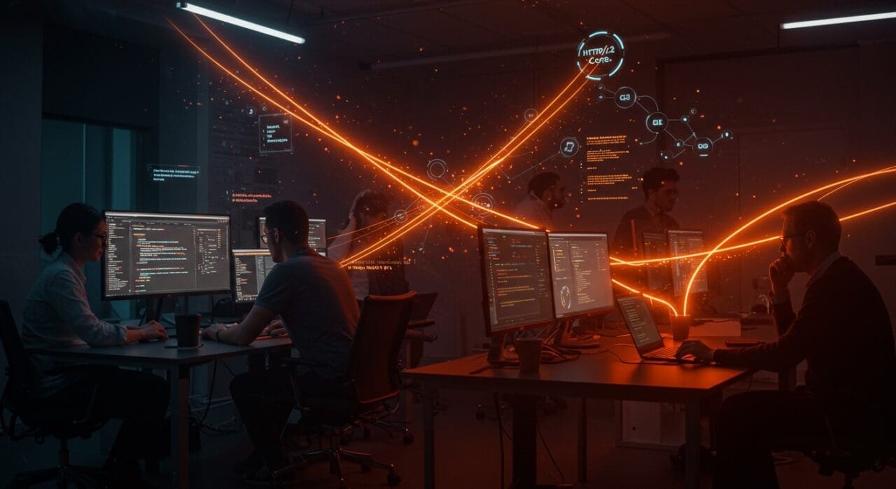 Colaboración de startups tecnológicas utilizando Bun v1.3.9 con ejecución paralela y optimización CI/CD en un entorno innovador.