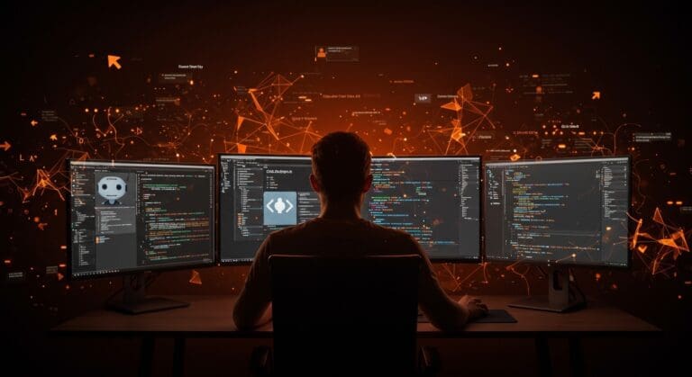 Desarrollador enfrentando limitaciones de IA en la migración de código jQuery a vanilla JS con Claude Code, reflejando desafíos reales en proyectos de automatización y mantenimiento software.