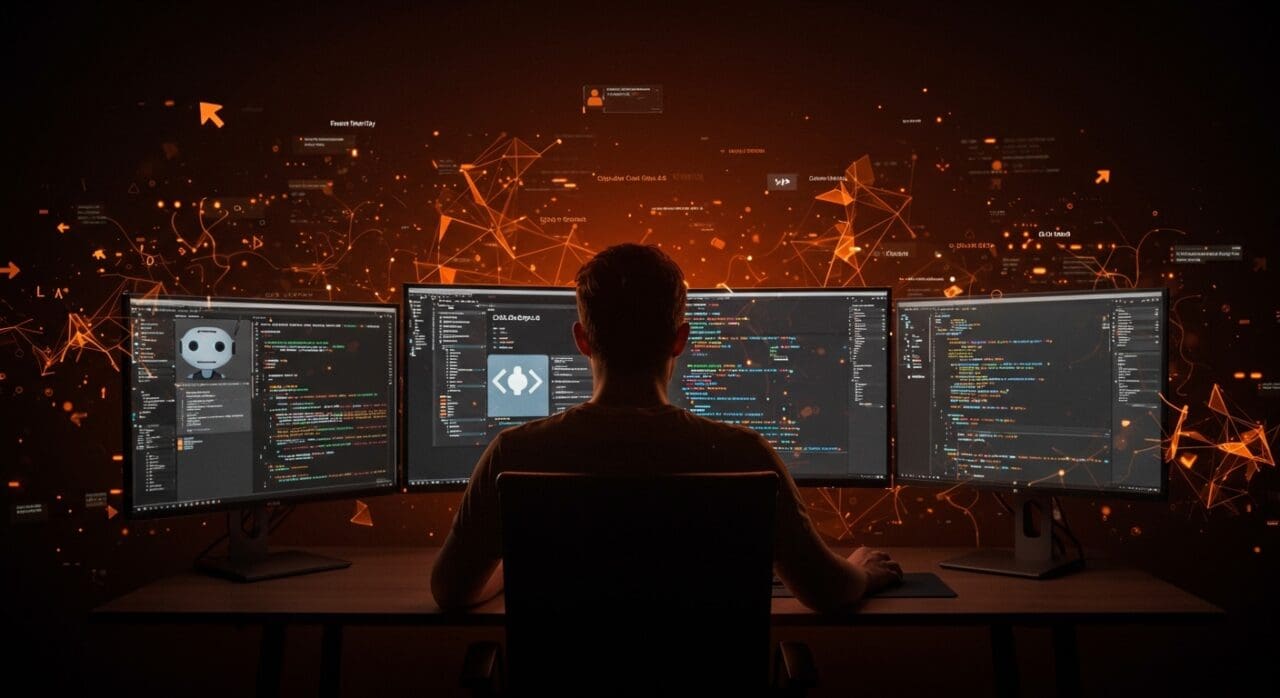 Desarrollador enfrentando limitaciones de IA en la migración de código jQuery a vanilla JS con Claude Code, reflejando desafíos reales en proyectos de automatización y mantenimiento software.