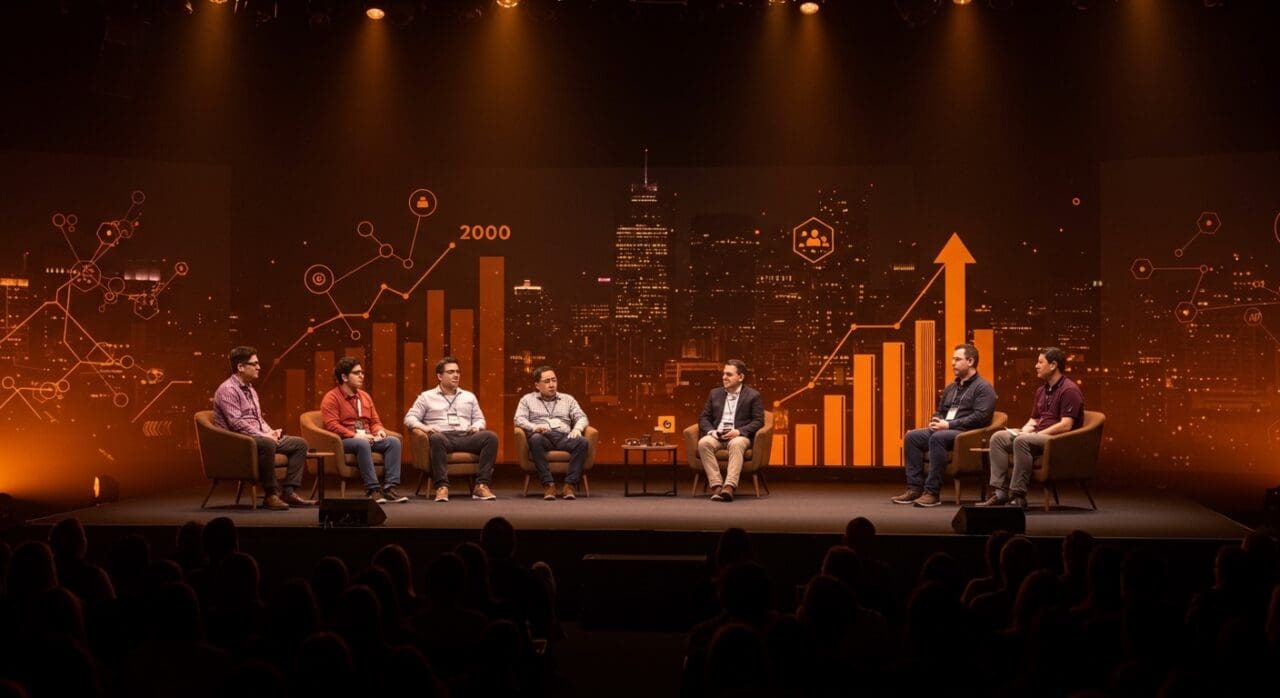 Convocatoria de speakers para TechCrunch Founder Summit 2026 en Boston, destacando escalado de startups y networking de founders.